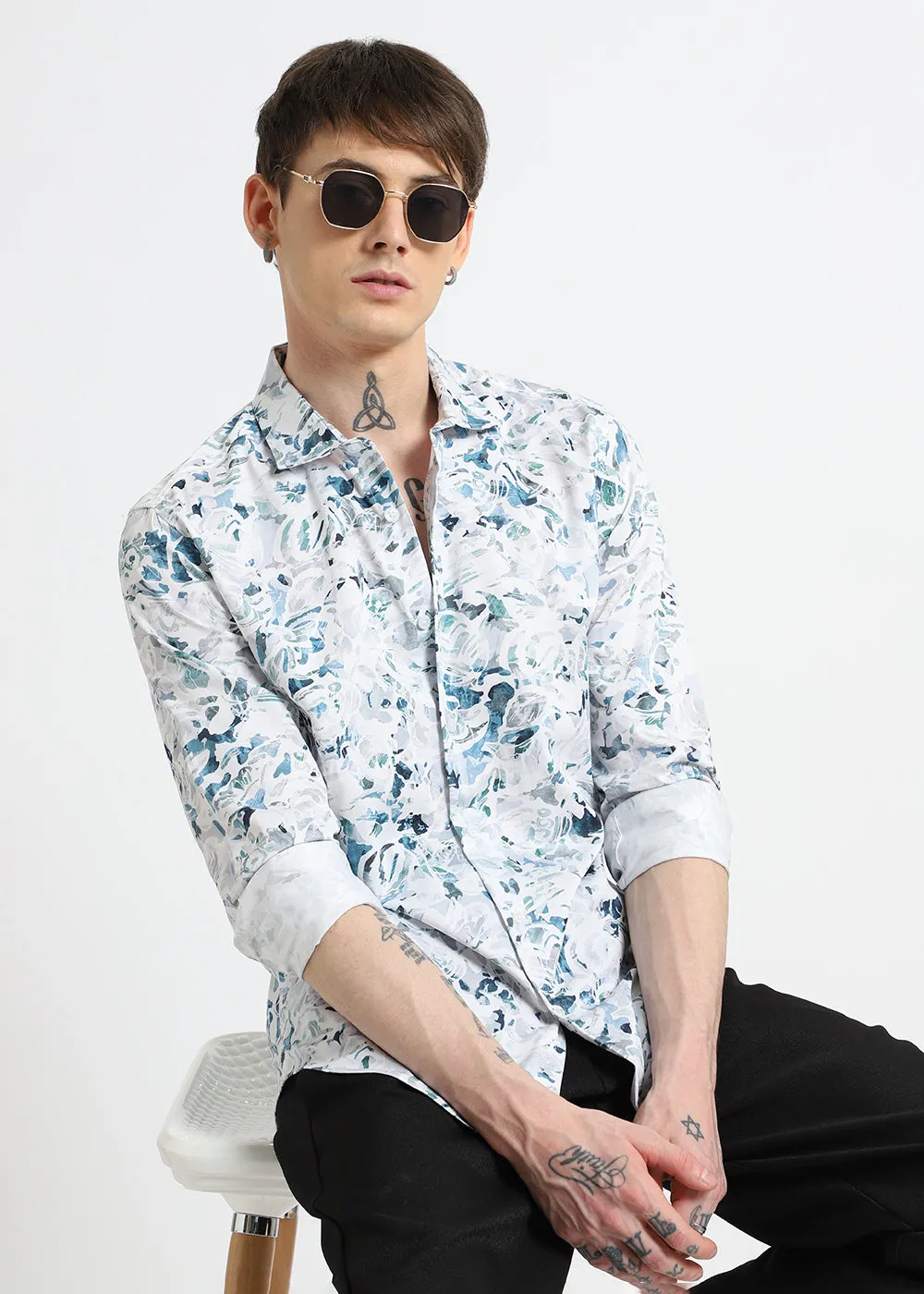 Floral Abstract Printed shirt