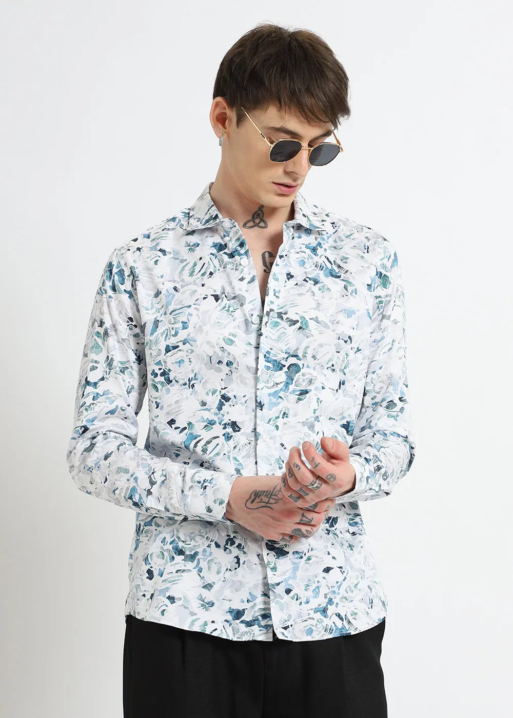 Floral Abstract Printed shirt