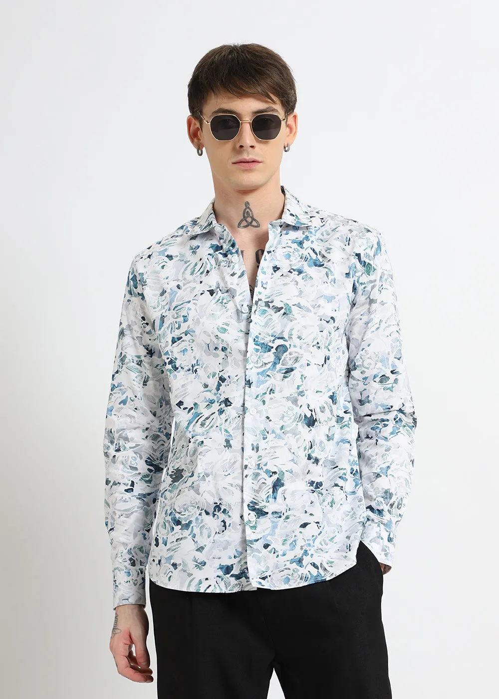 Floral Abstract Printed shirt