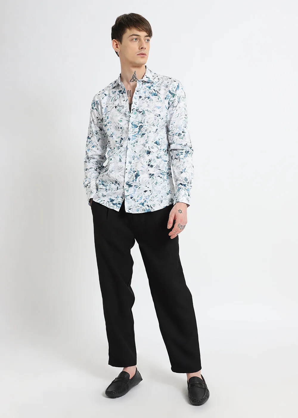 Floral Abstract Printed shirt