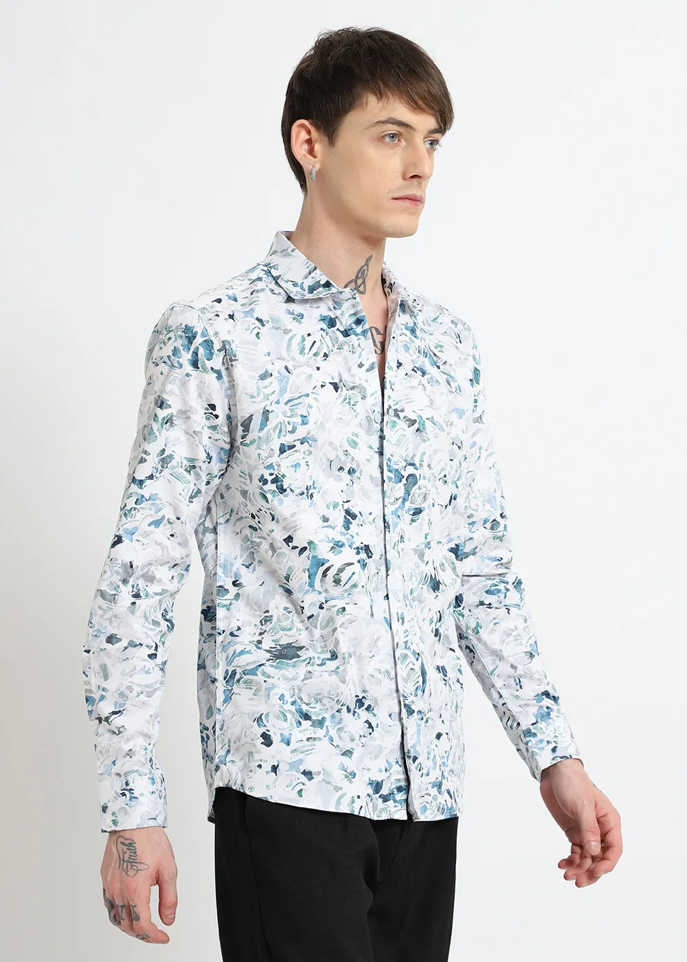 Floral Abstract Printed shirt