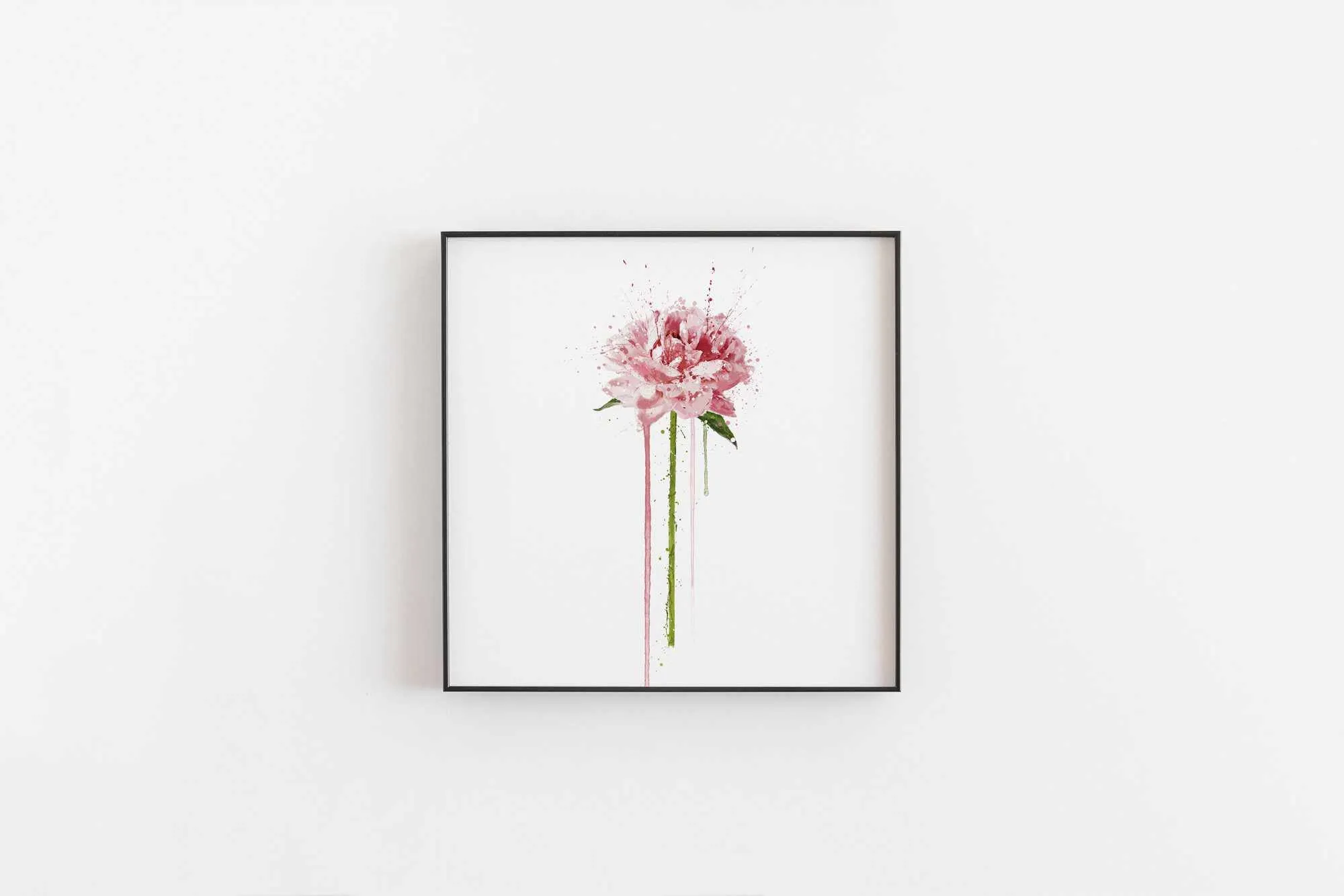 Flower Wall Art Print 'Peony'