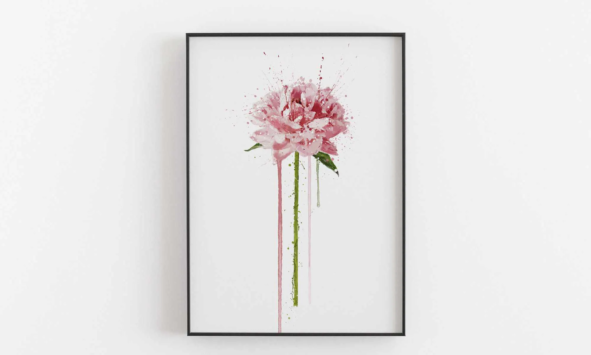 Flower Wall Art Print 'Peony'