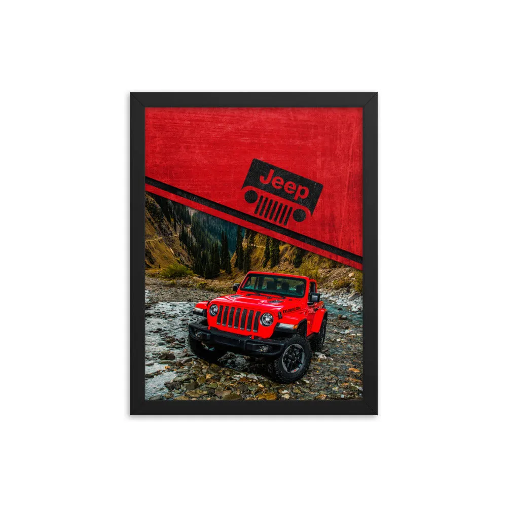 Framed poster - Off Road Jeep