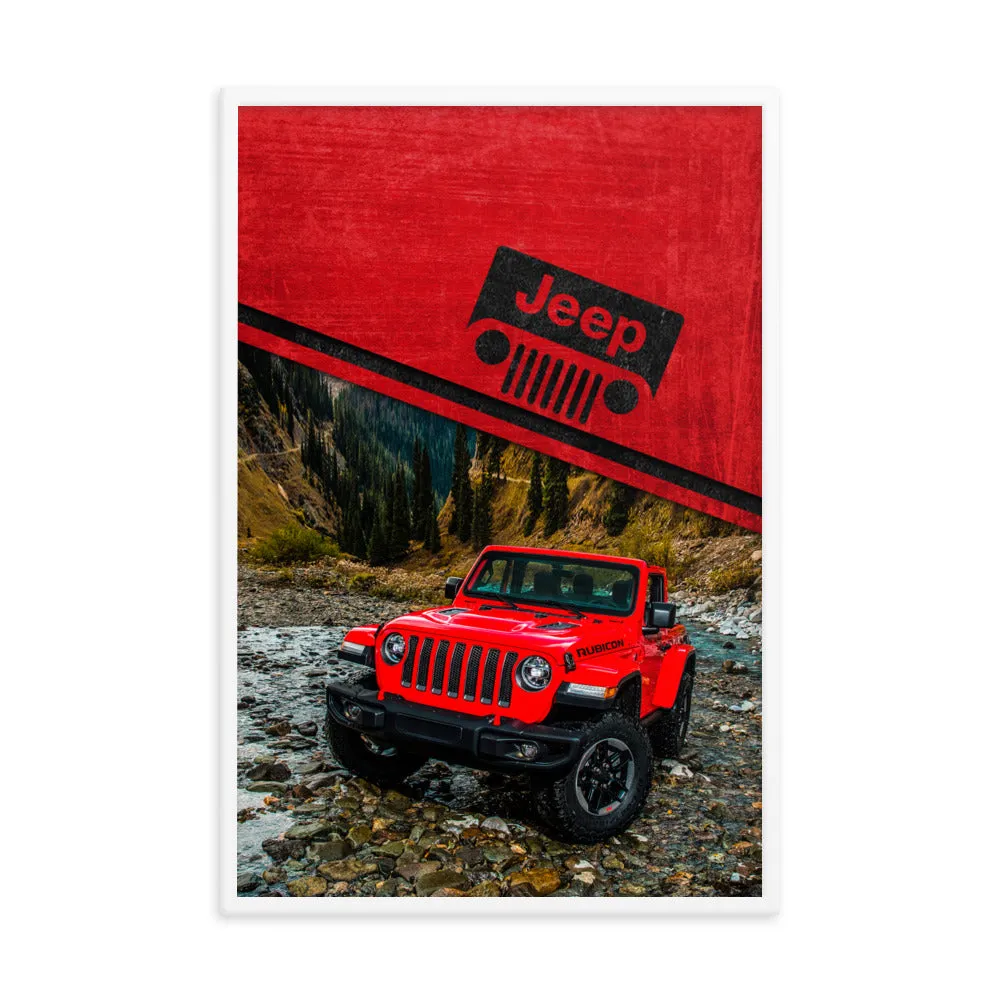 Framed poster - Off Road Jeep