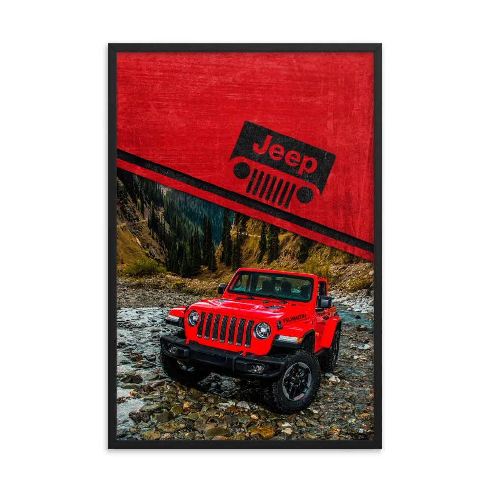 Framed poster - Off Road Jeep