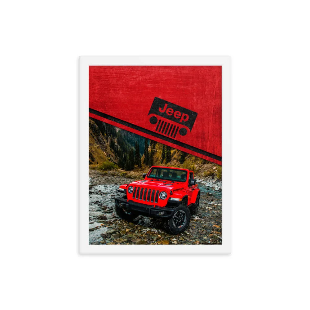 Framed poster - Off Road Jeep