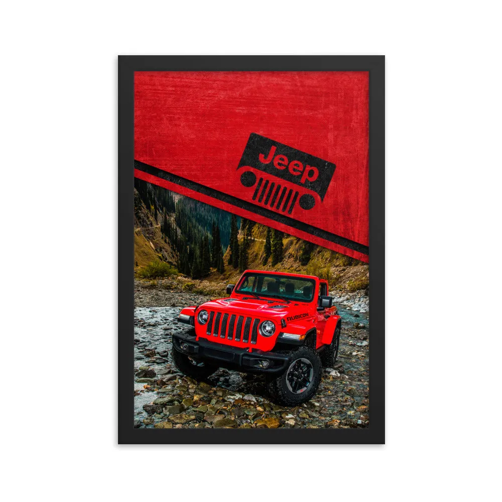 Framed poster - Off Road Jeep