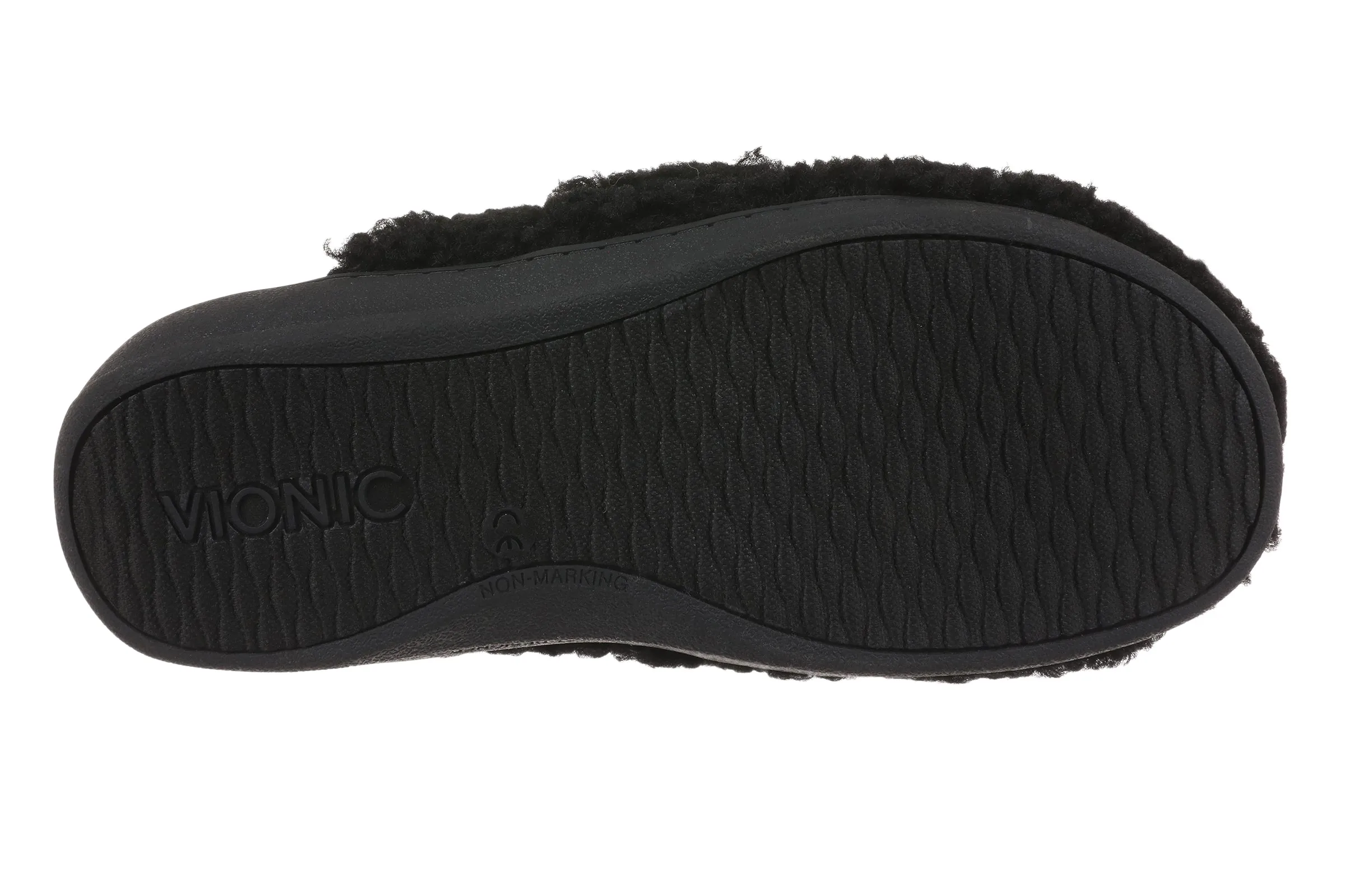 Gemma II Sherpa Cloth Slipper in Black