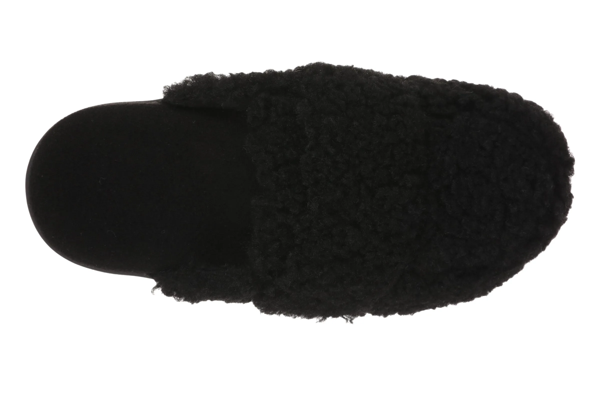 Gemma II Sherpa Cloth Slipper in Black