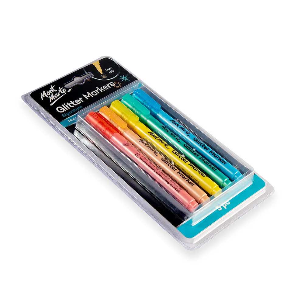 Glitter Markers Signature 5pc