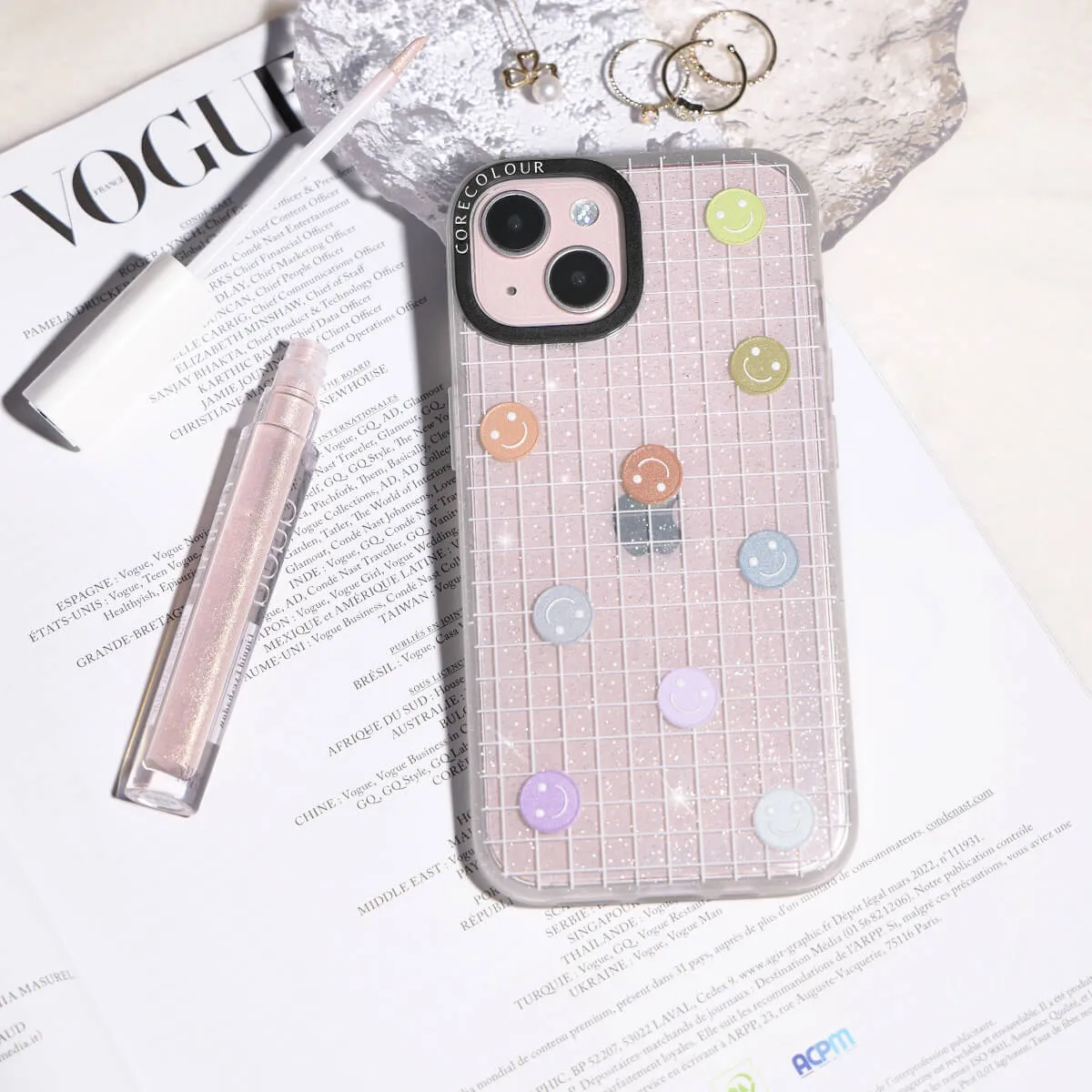 iPhone 12 Pro Max School's Out! Smile! Glitter Phone Case Magsafe Compatible