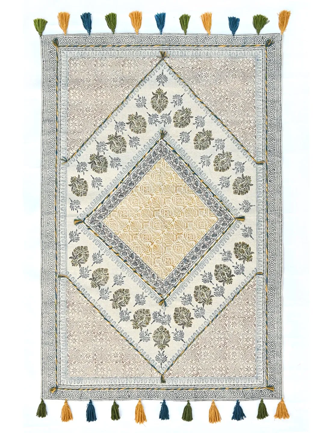 JENDUEKI - BLOCK PRINTED RUG