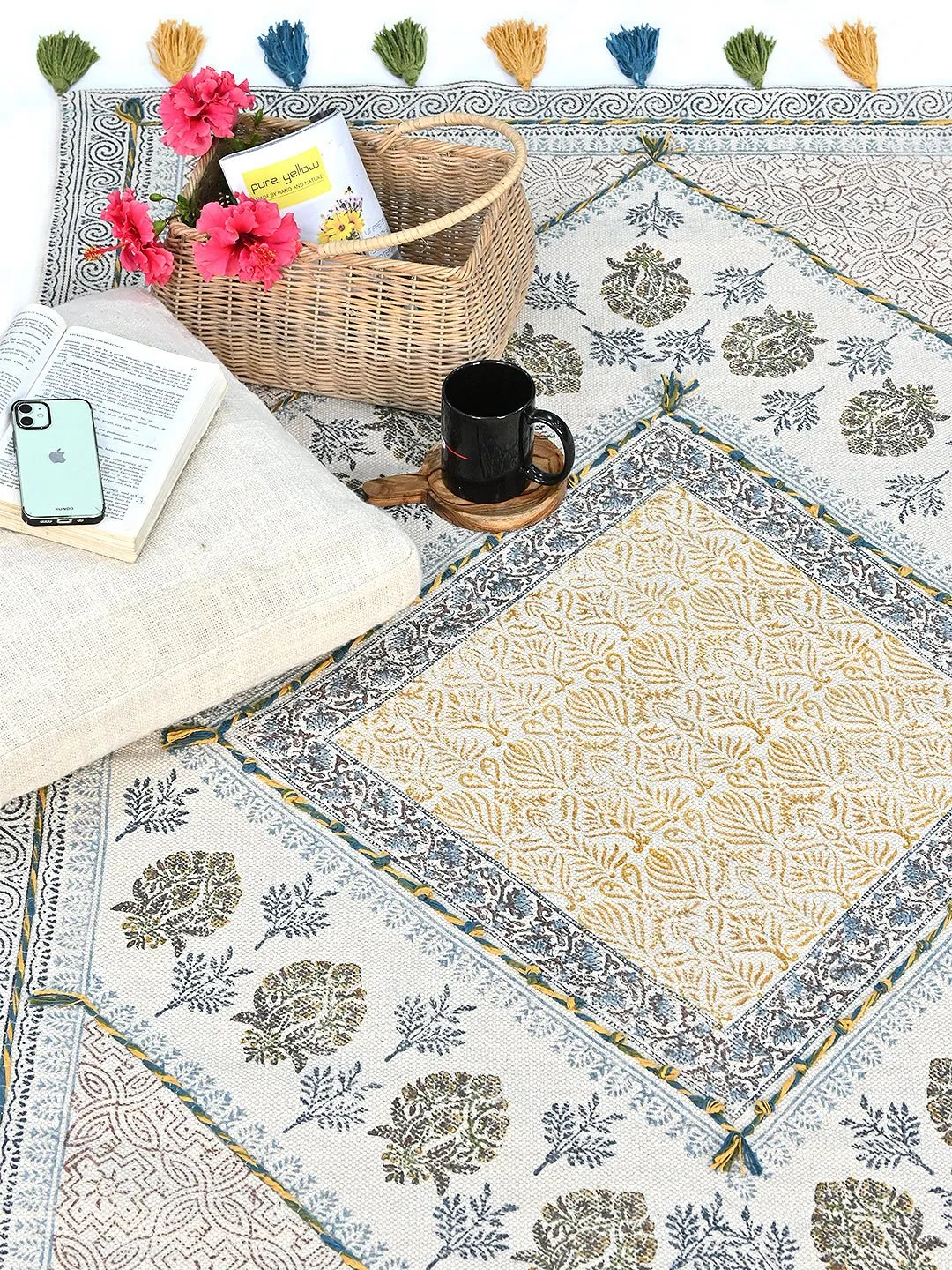 JENDUEKI - BLOCK PRINTED RUG