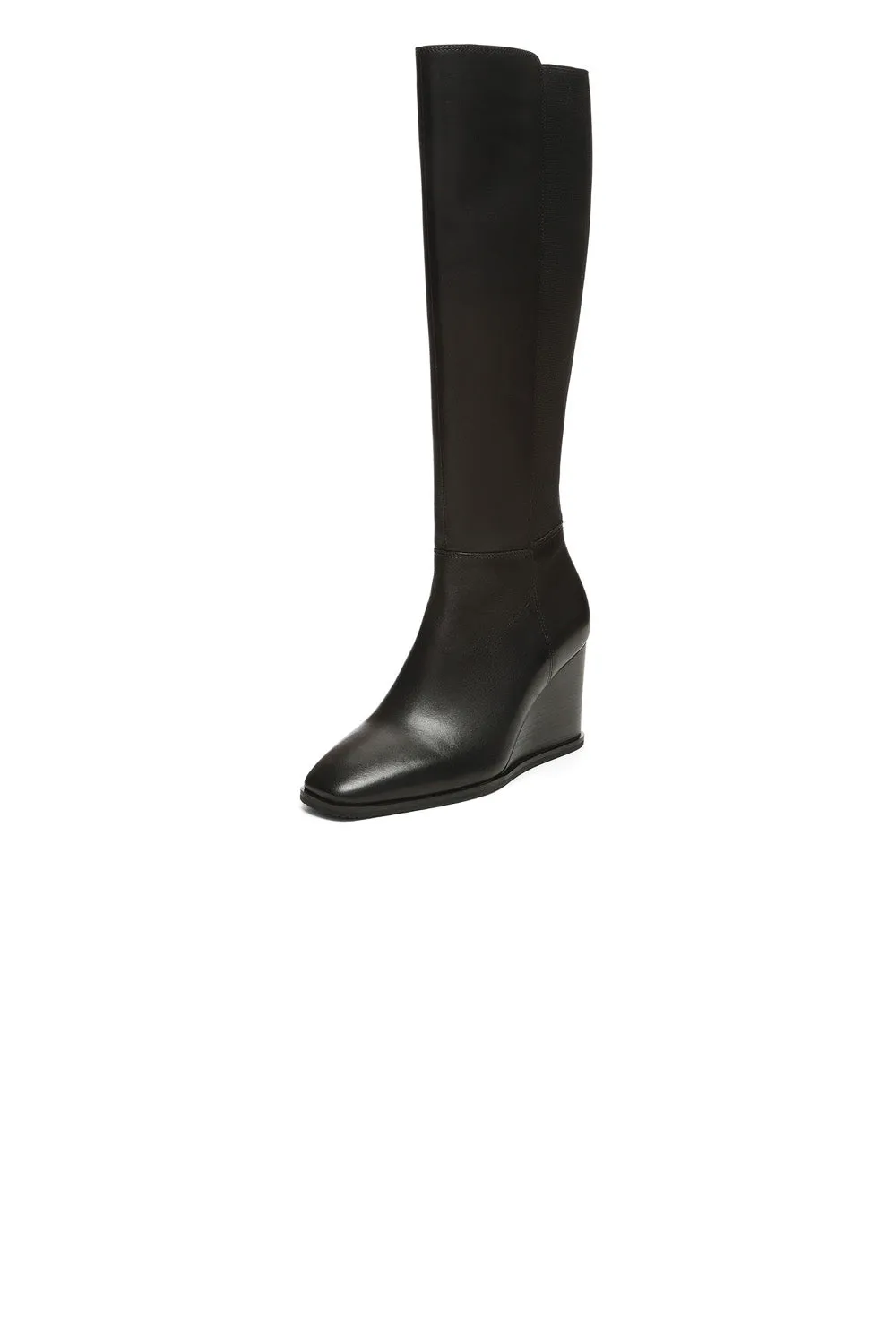 Jessica Wedge Boots - Black