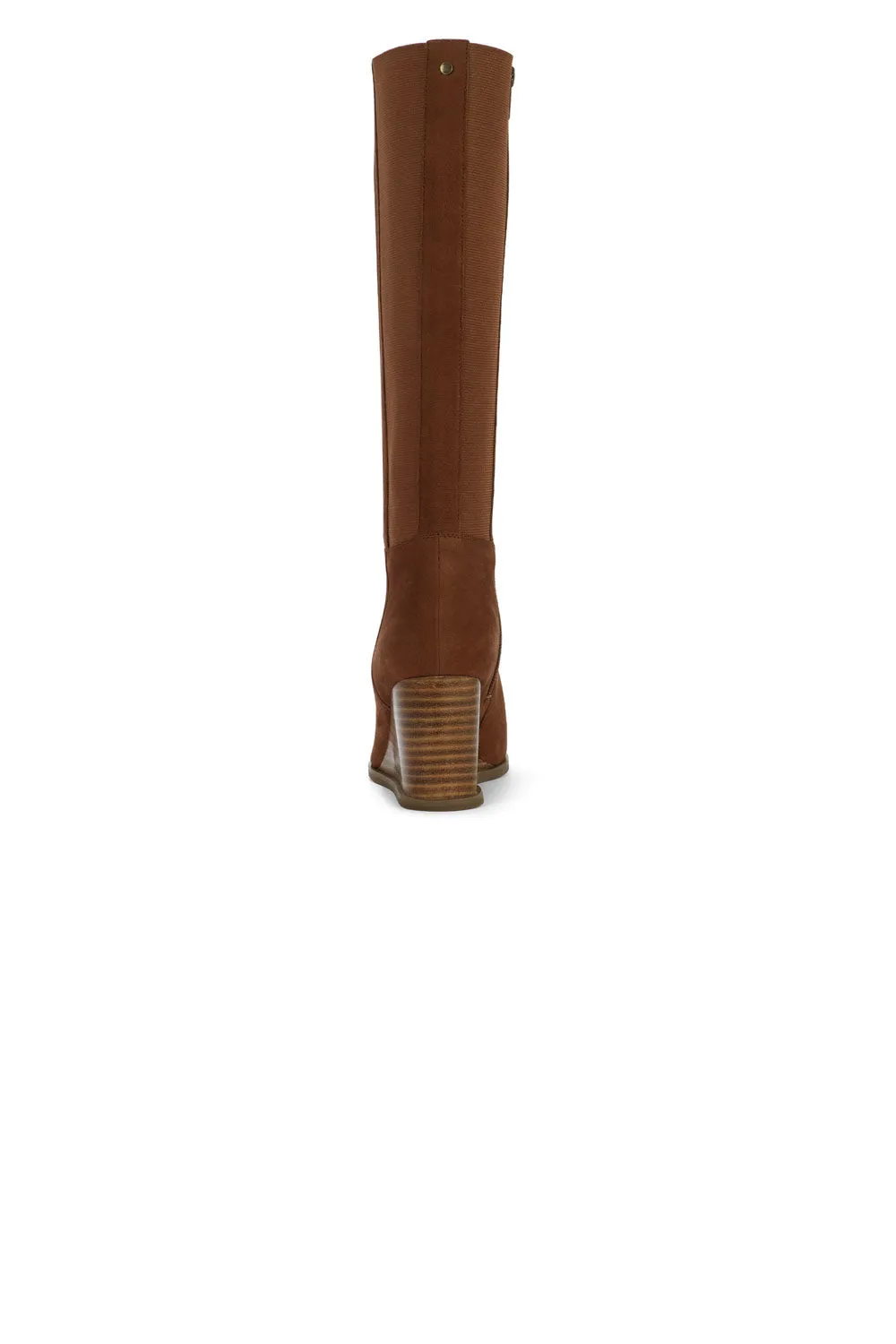 Jessica Wedge Boots - Cognac