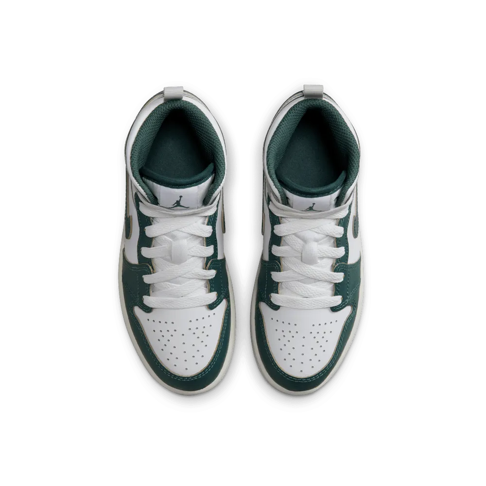 Jordan 1 Mid SE PS 'White Oxidized Green'