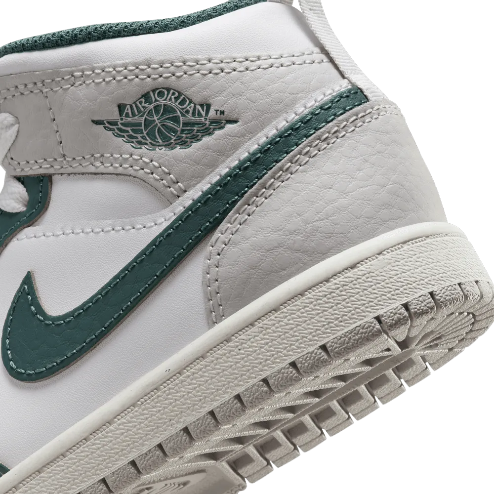 Jordan 1 Mid SE PS 'White Oxidized Green'