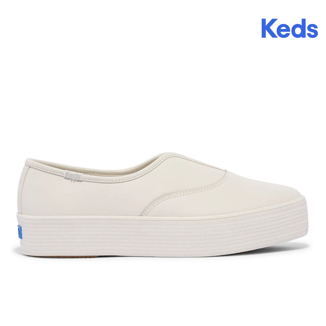 Keds Womens' Point Slip Leather White (WH68179)