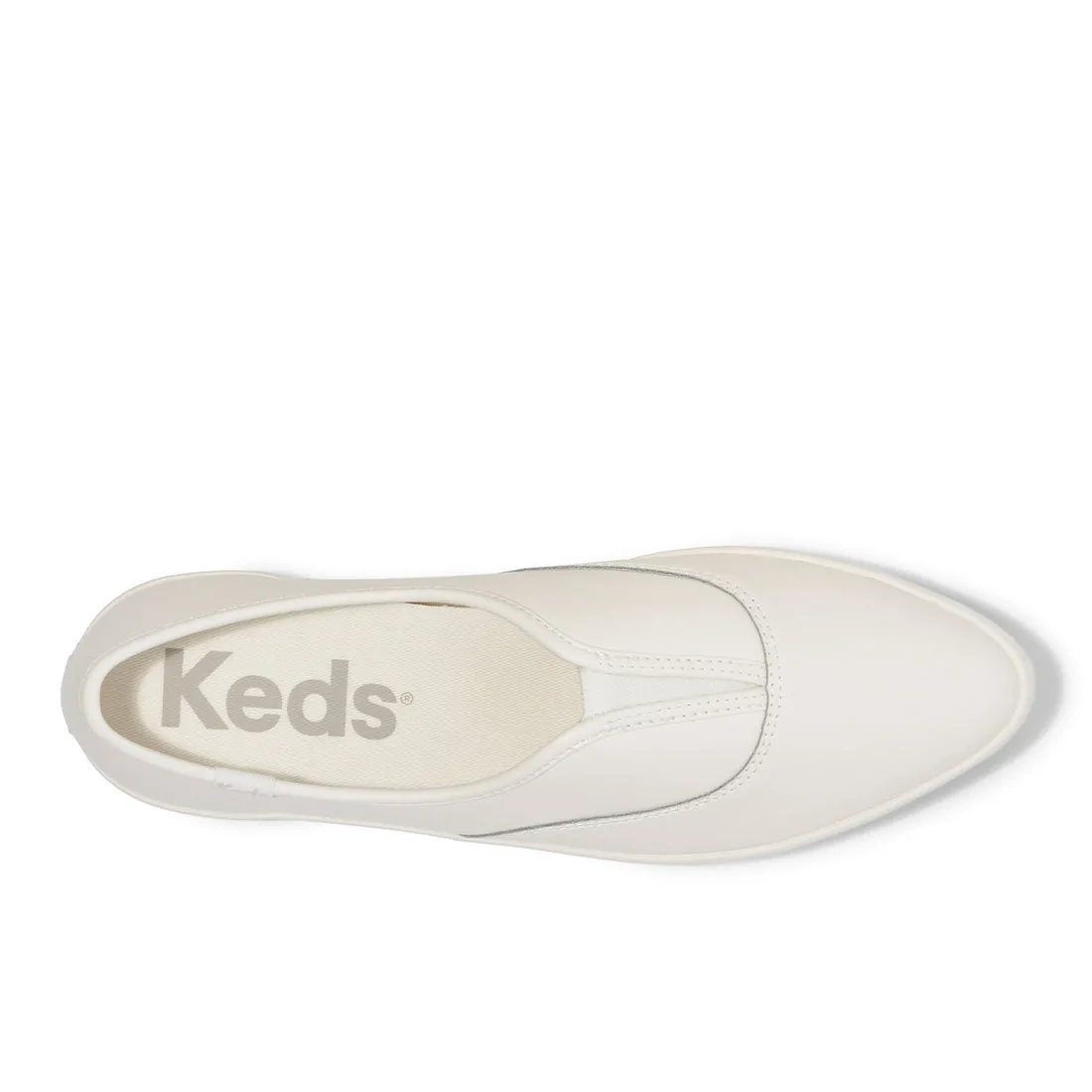 Keds Womens' Point Slip Leather White (WH68179)