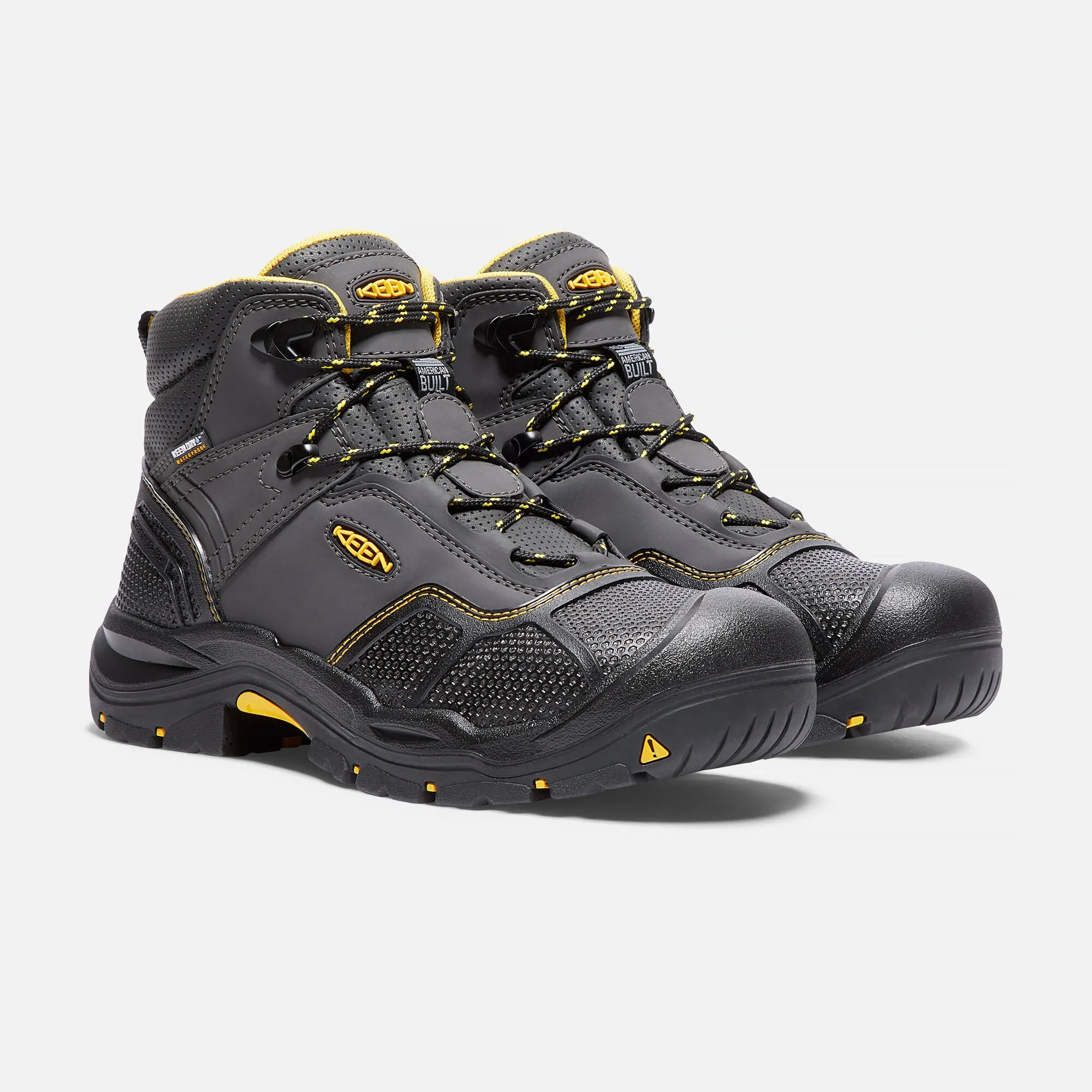 Keen Logandale Waterproof Safety Toe Raven Black