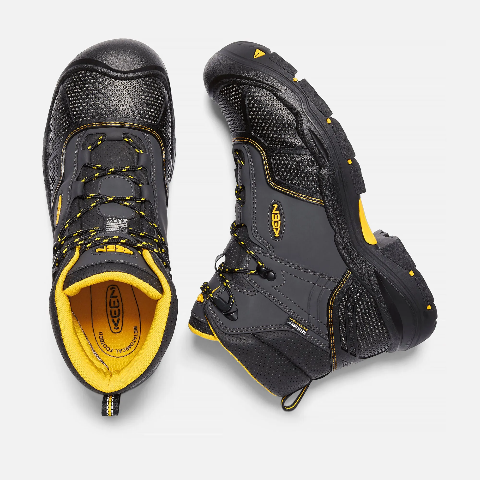 Keen Logandale Waterproof Safety Toe Raven Black