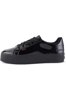 Kickers Tovni Stack Black Patent