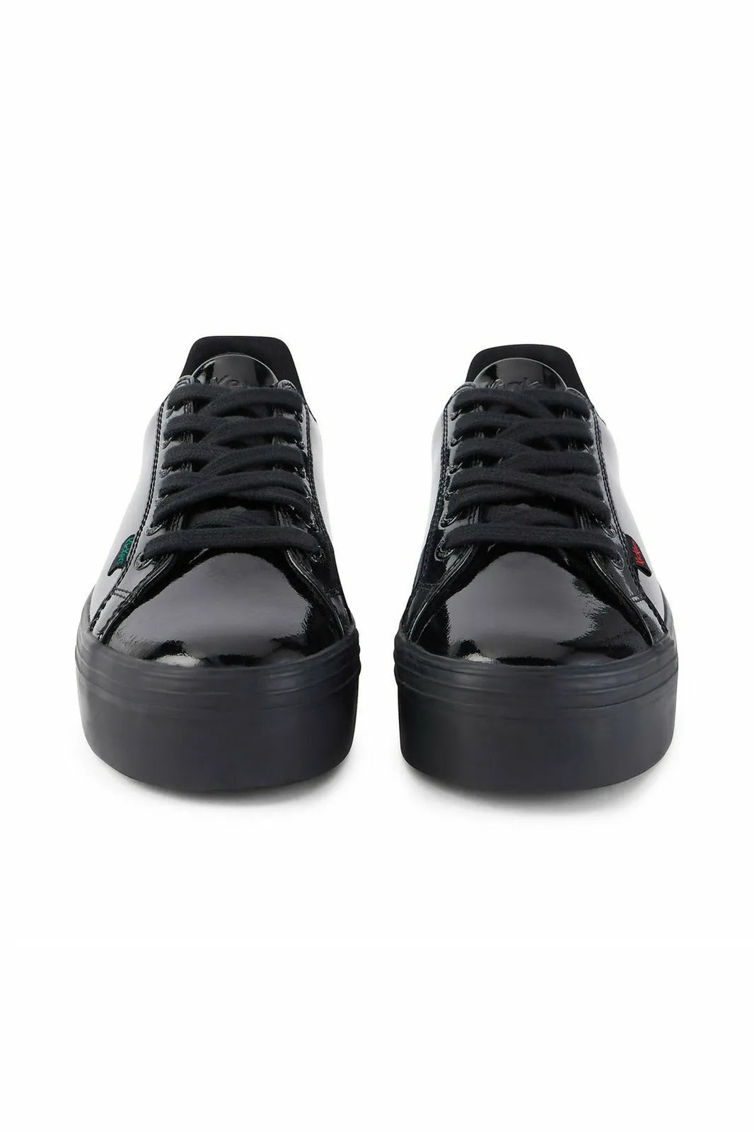 Kickers Tovni Stack Black Patent