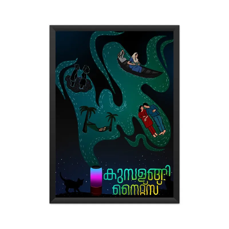 Kumbalangi Nights A3 Tribute Poster