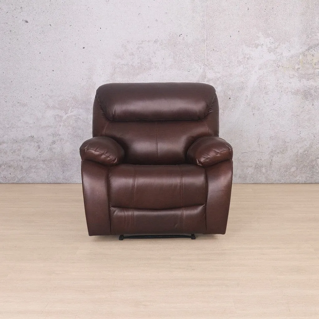 Kuta  1 Seater Leather Recliner