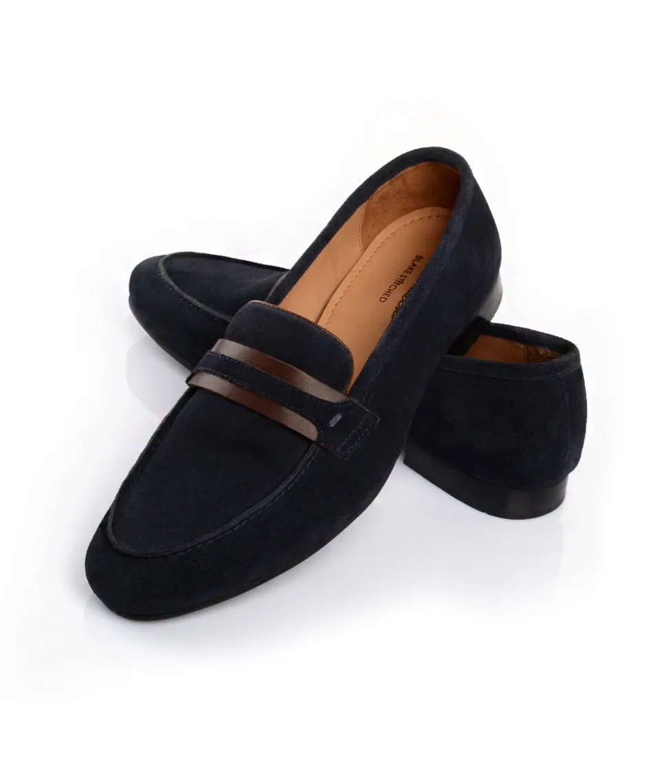 Luca Loafers - Blue Suede - Ultra Flex