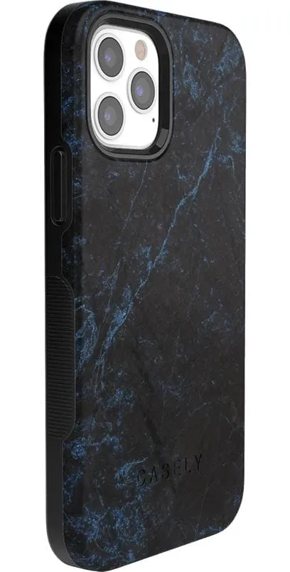 Midnight Marble | Black & Navy Case