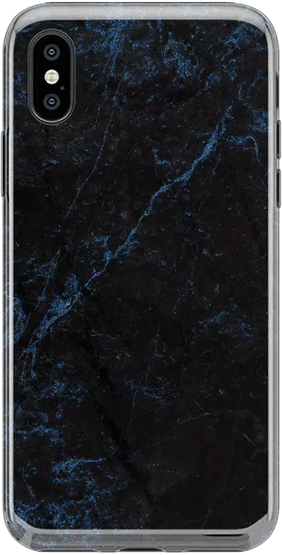 Midnight Marble | Black & Navy Case