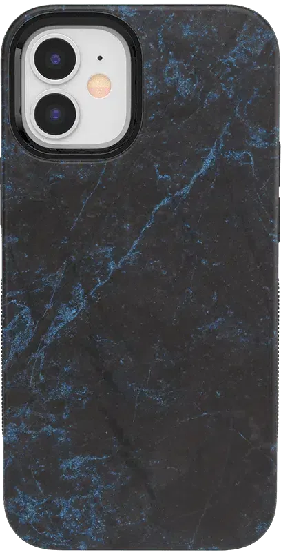 Midnight Marble | Black & Navy Case