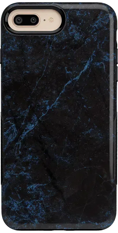 Midnight Marble | Black & Navy Case