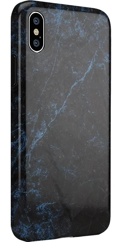 Midnight Marble | Black & Navy Case