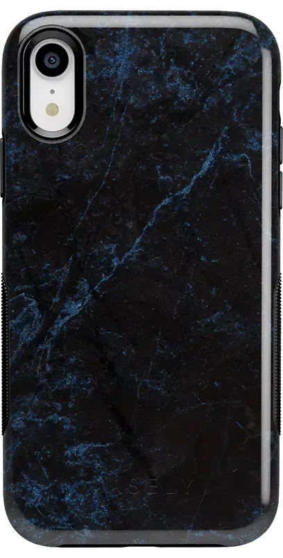 Midnight Marble | Black & Navy Case