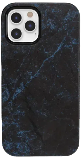 Midnight Marble | Black & Navy Case