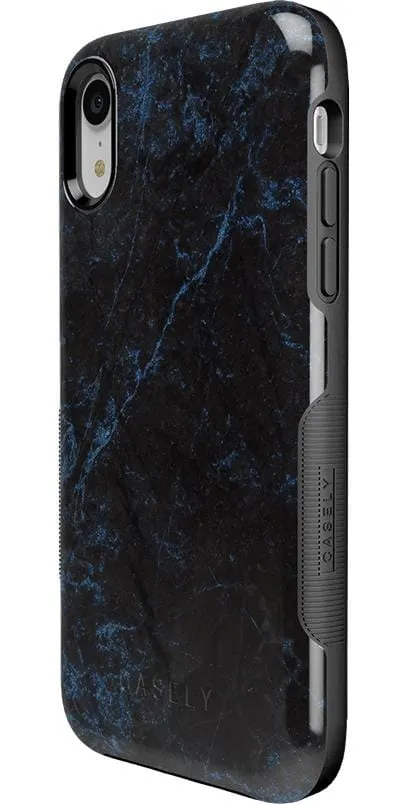 Midnight Marble | Black & Navy Case