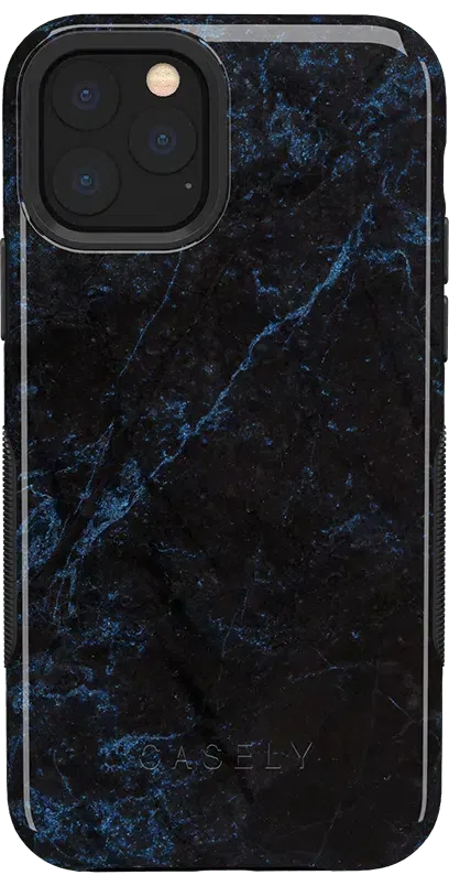 Midnight Marble | Black & Navy Case