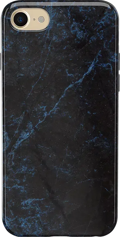 Midnight Marble | Black & Navy Case