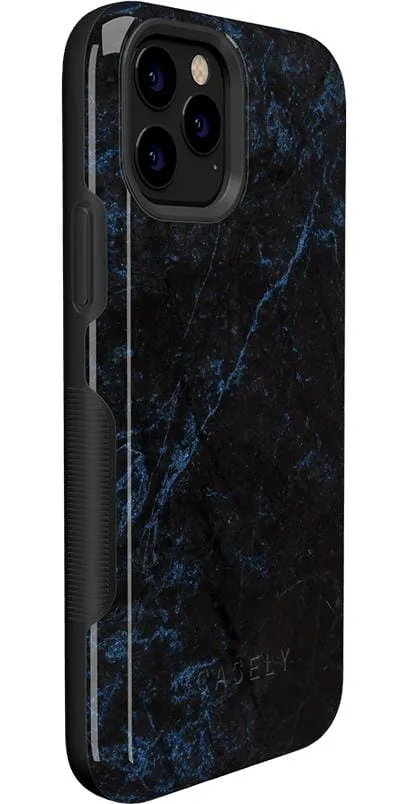 Midnight Marble | Black & Navy Case