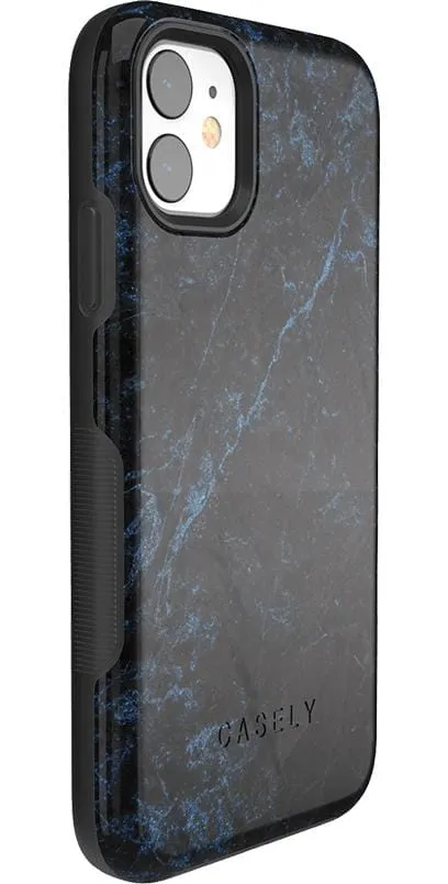 Midnight Marble | Black & Navy Case