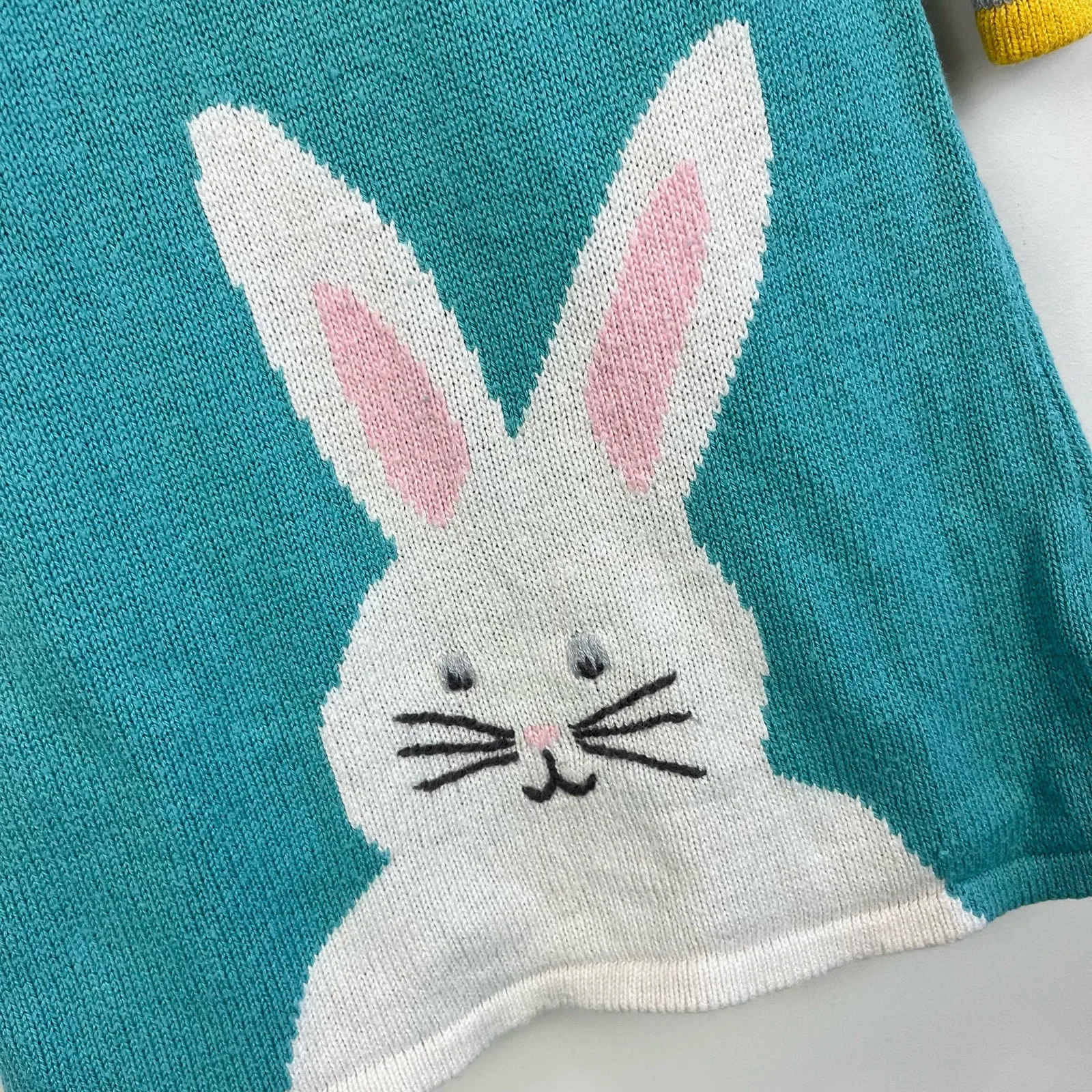 Mini Boden Bunny Rabbit Sweater Dress 18-24 Months