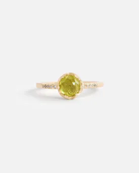 Pave / 6mm Peridot