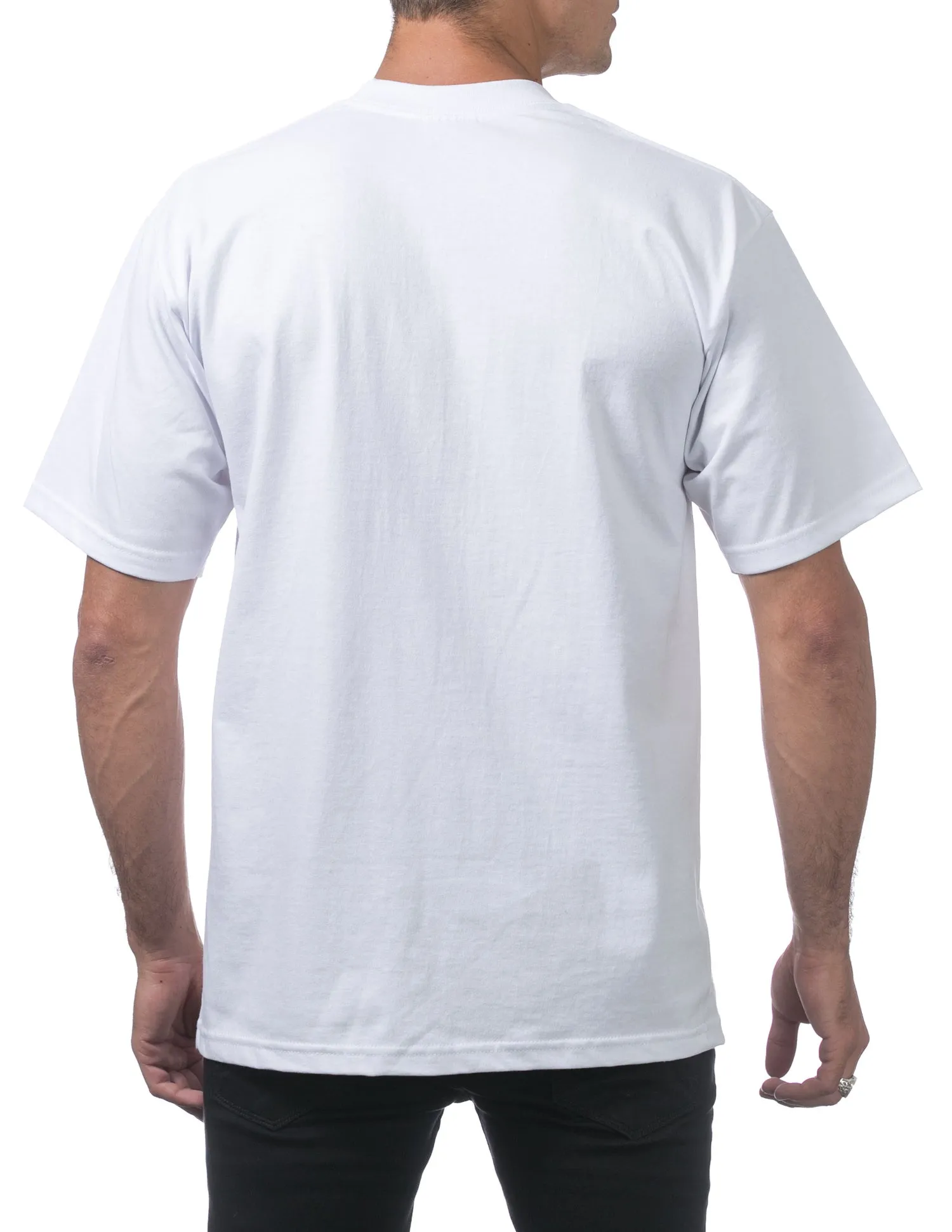 Proclub Tall Heavyweight Short Sleeve Tee - WHITE