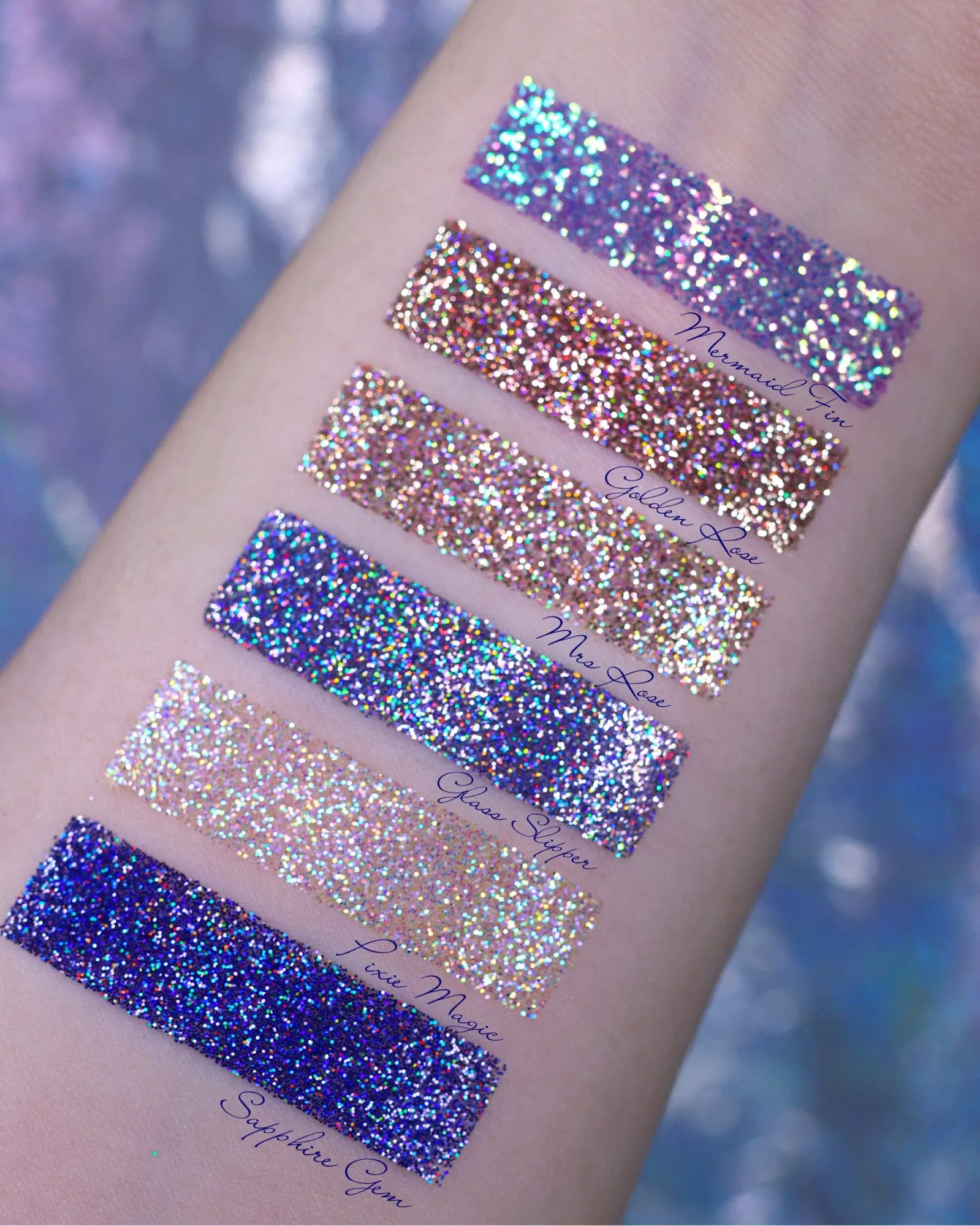 Sapphire Gem Holographic Glitter