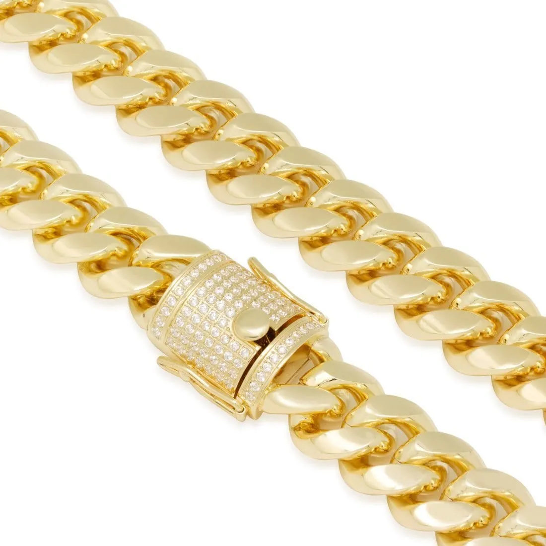 Solid Gold 18mm Miami Cuban Link Chain