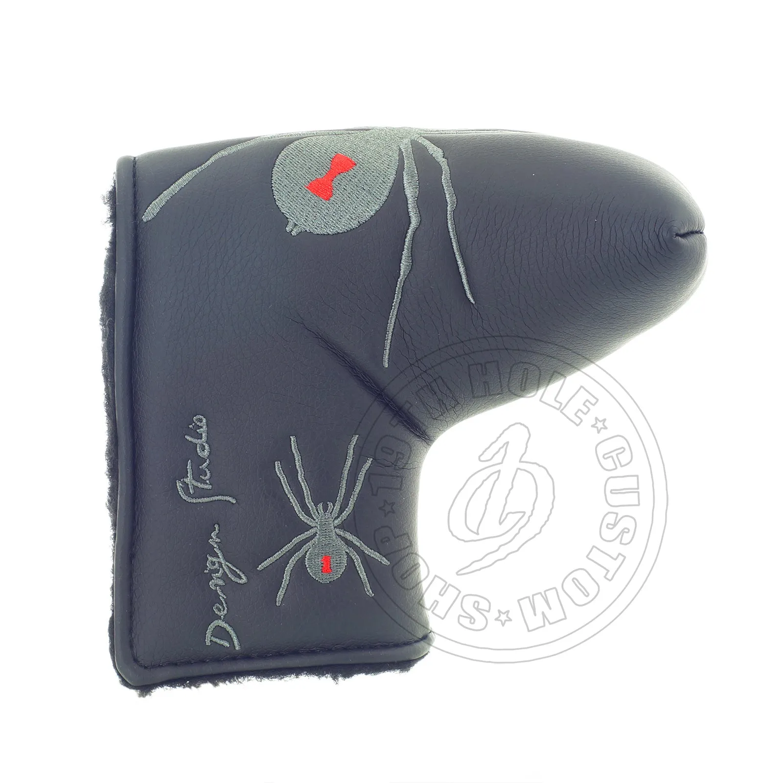 Spider Head Cover for Blade and Midsize Mallet Putter, Black