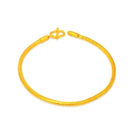 TAKA Jewellery 999 Pure Gold Bracelet